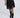 Center back zip mini skirt with fringe detail