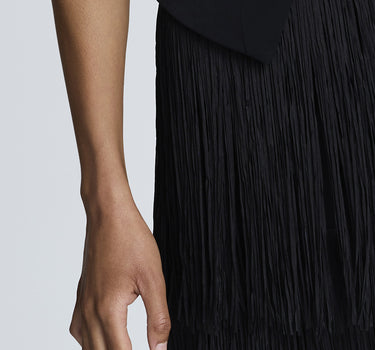 Falda para mujer fringe effect