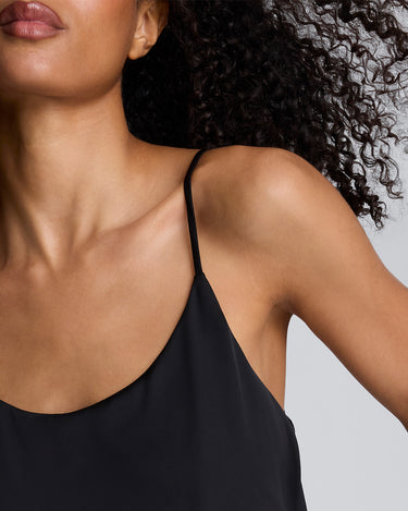 Blusa de tiras con escote redondo para mujer