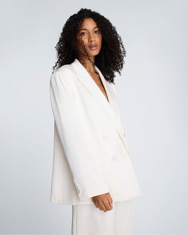 Blazer de satín para mujer