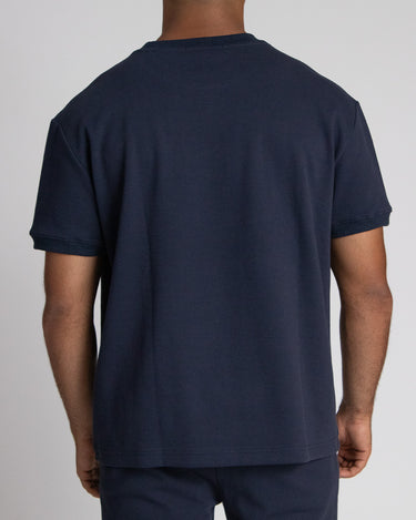 Camiseta fondo entero para hombre navy