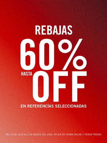 TEMPORADA DE REBAJAS CON 60%