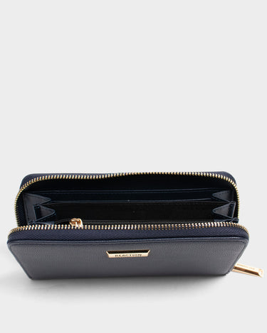 Billetera con cremallera para mujer