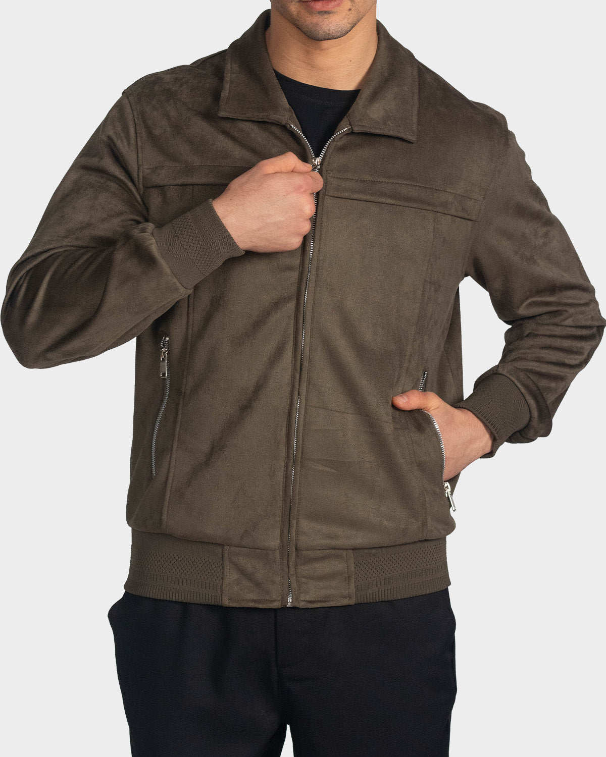 Chaqueta fondo entero para hombre