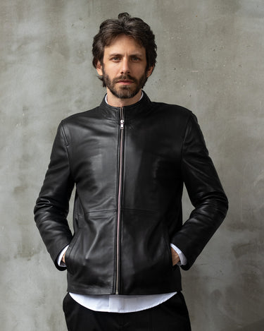 Chaqueta de cuero para hombre the heritage moto