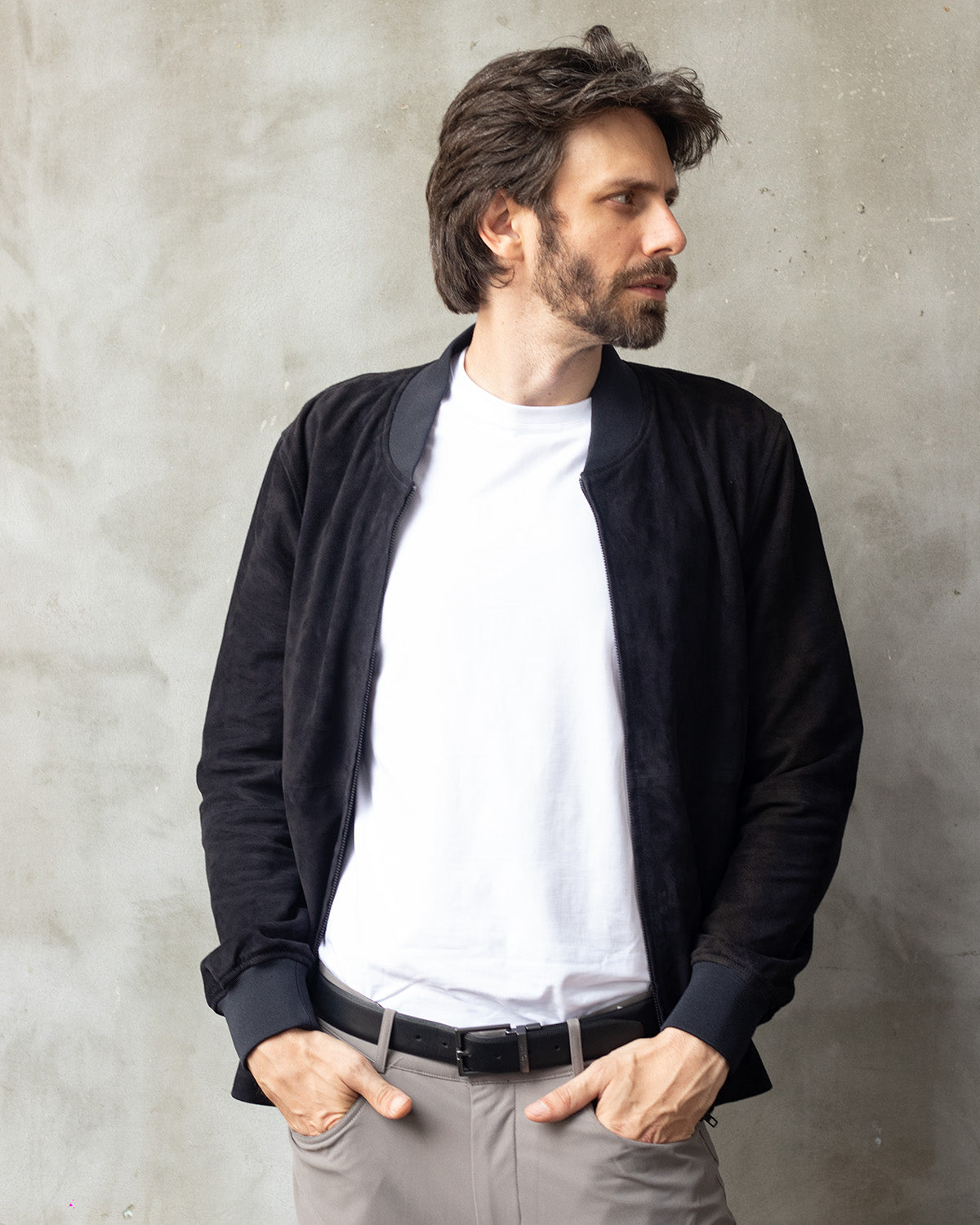 Chaqueta de cuero para hombre the modern reserve