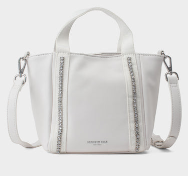 Cartera tipo satchel para mujer diamond bling