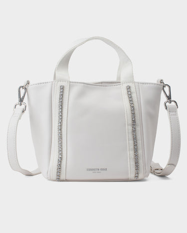 Cartera tipo satchel para mujer diamond bling
