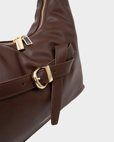 Cartera tipo hobo para mujer buckled up