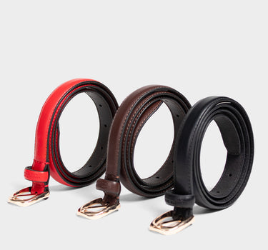 Pack de 3 correas para mujer luxa