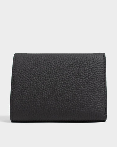Billetera tríptica de cuero para mujer luxa