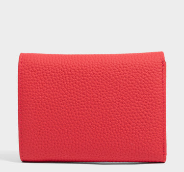 Billetera tríptica de cuero para mujer luxa