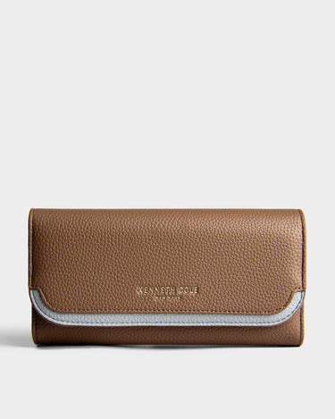 Billetera con solapa para mujer tailored chic