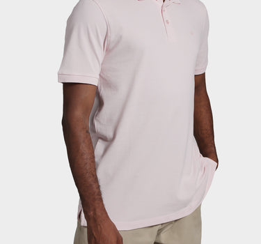 Polo fondo entero para hombre pink