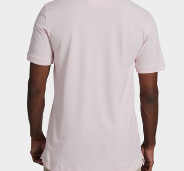 Polo fondo entero para hombre pink