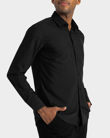 Camisa manga larga fondo entero para hombre