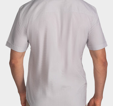 Camisa manga corta a cuadros para hombre