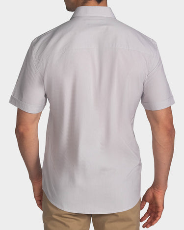 Camisa manga corta a cuadros para hombre