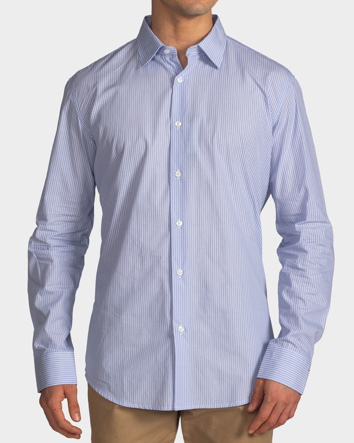 Camisa de vestir manga larga para hombre