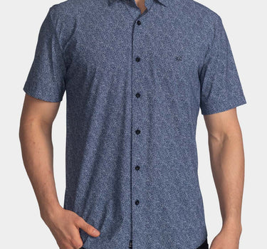 Camisa manga corta para hombre navy