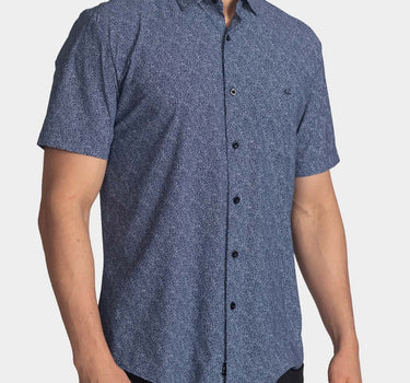 Camisa manga corta para hombre navy