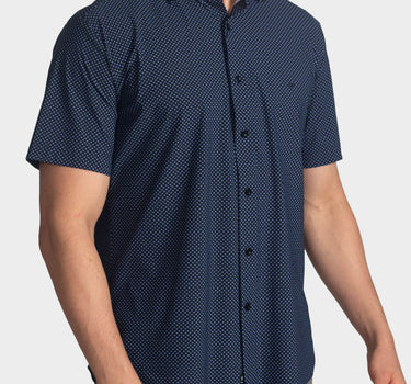 Camisa manga corta para hombre navy