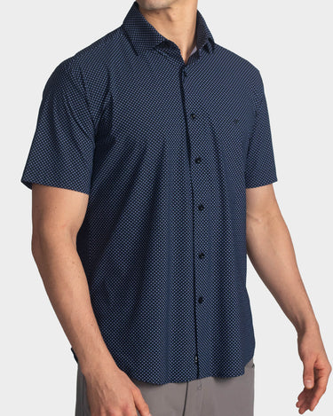 Camisa manga corta para hombre navy