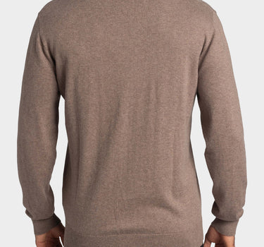 Suéter para hombre cuello v