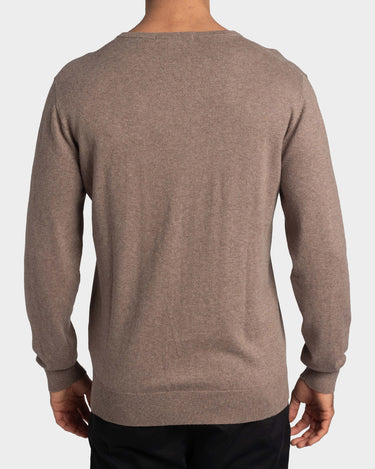 Suéter para hombre cuello v