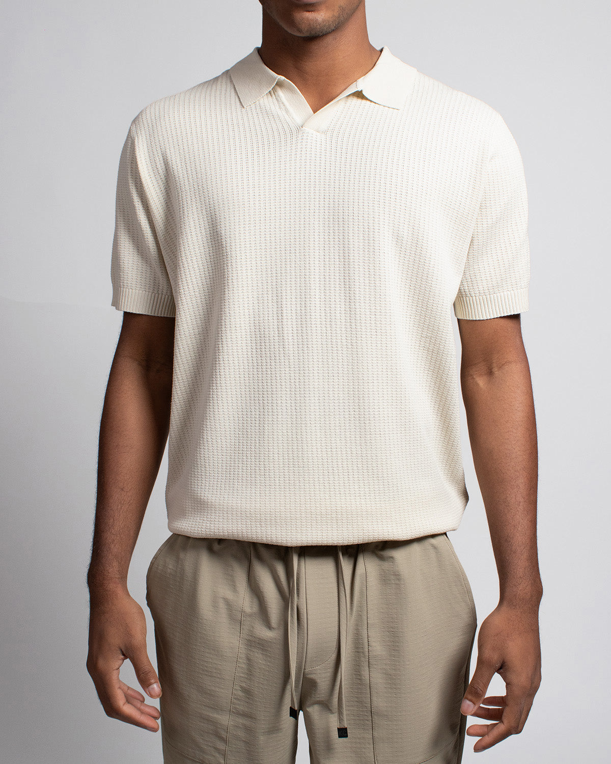 Polo fondo entero para hombre