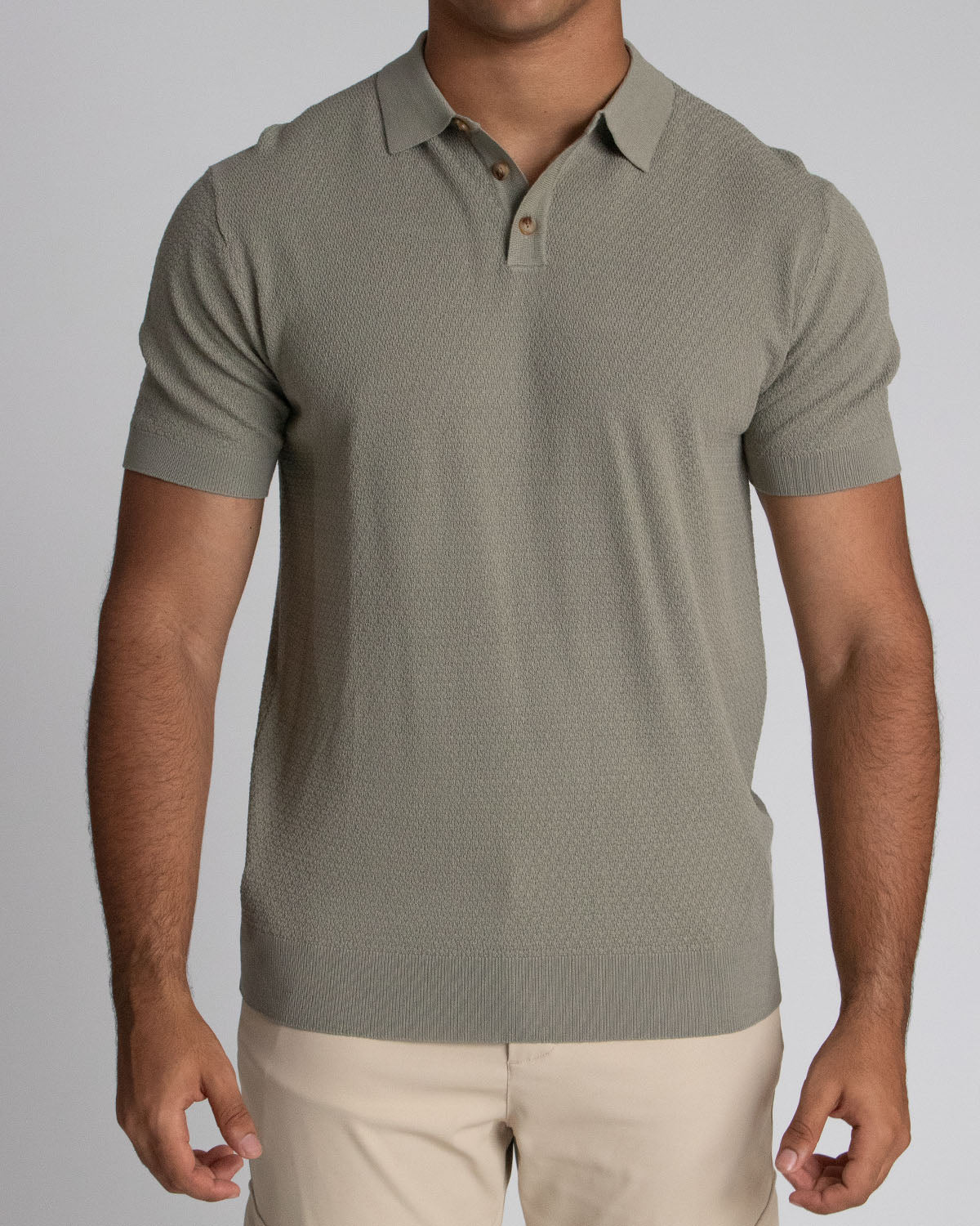 Polo fondo entero para hombre