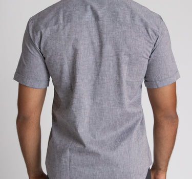 Camisa manga corta para hombre black