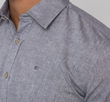 Camisa manga corta para hombre black