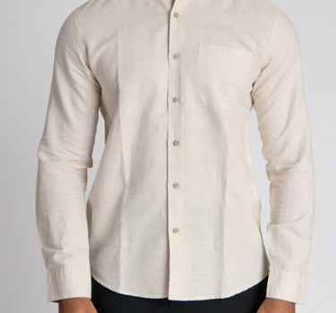 Camisa casual manga larga para hombre