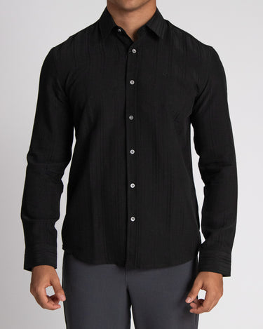 Camisa casual manga larga para hombre