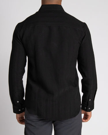 Camisa casual manga larga para hombre