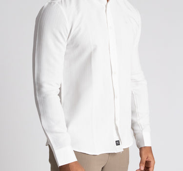 Camisa casual manga larga para hombre