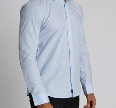 Camisa casual manga larga para hombre