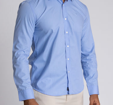 Camisa casual manga larga para hombre