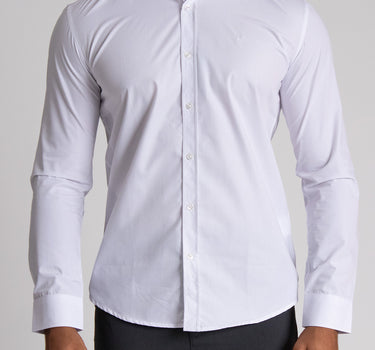 Camisa casual manga larga para hombre