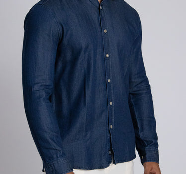 Camisa casual manga larga para hombre