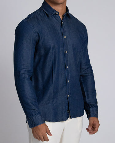Camisa casual manga larga para hombre