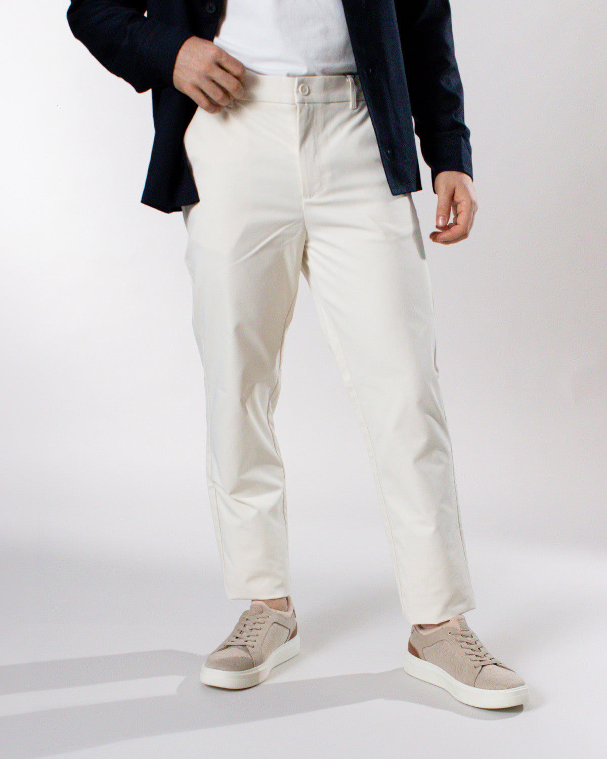 Pantalón casual diseño clásico regular fit para hombre