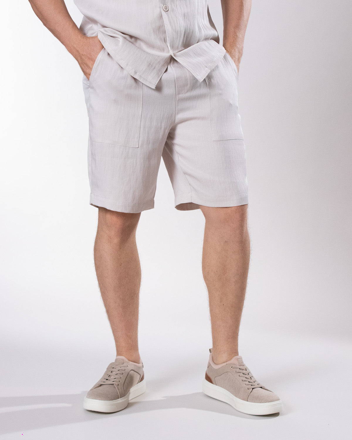 Short casual con cordón ajustable regular fit para hombre
