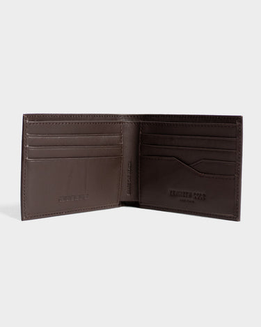 Billetera de cuero para hombre edge