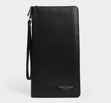 Porta pasaporte de cuero para hombre noman code