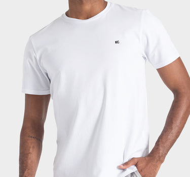 Camiseta fondo entero para hombre whithe