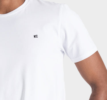 Camiseta fondo entero para hombre whithe