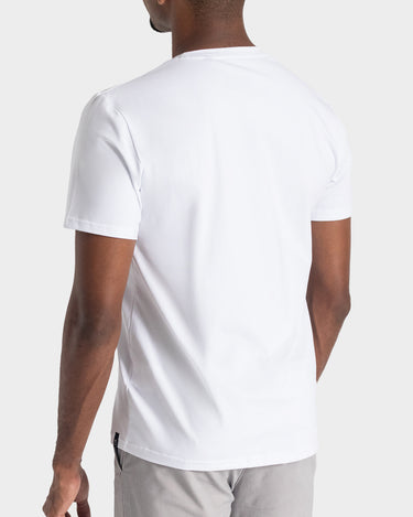 Camiseta fondo entero para hombre whithe