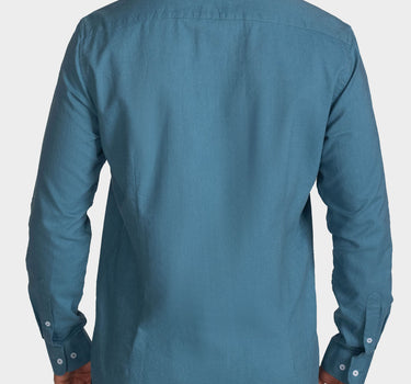 Camisa manga larga fondo entero para hombre